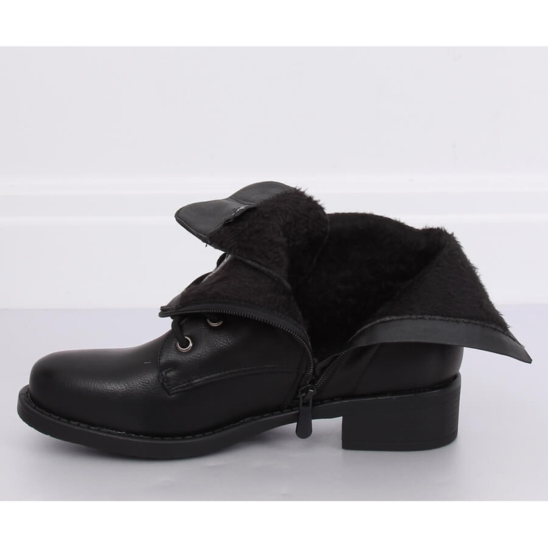 Bottes noires ouvrières avec pierres 0-268 Noir 1