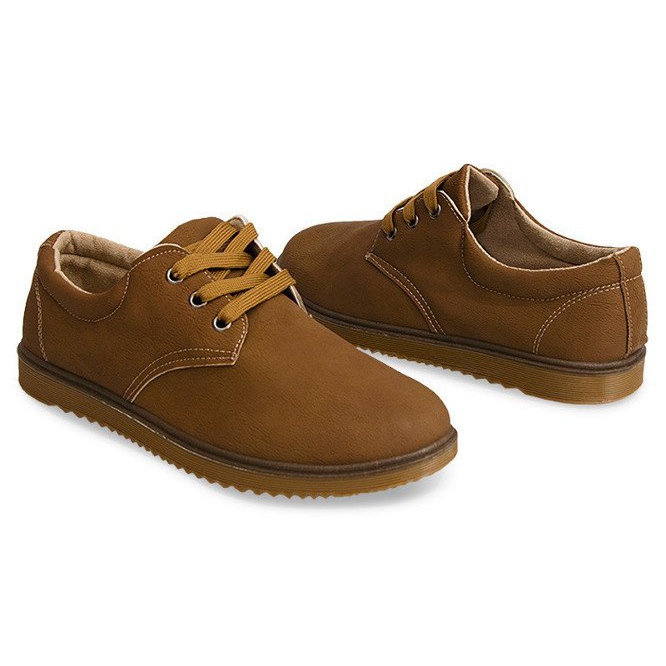 Bottines Brogues Classiques 1307 Camel brun 1
