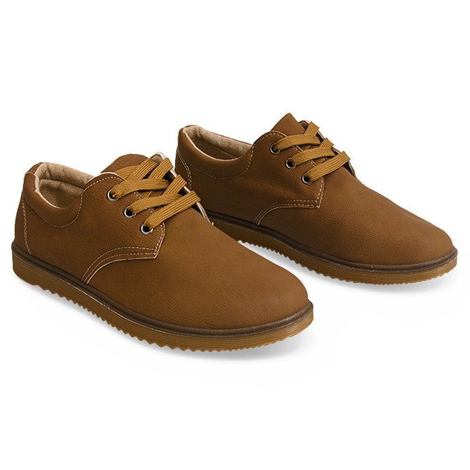 Bottines Brogues Classiques 1307 Camel brun 2