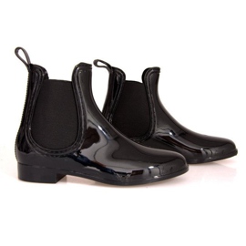 Galoches Courtes Avec Gomme SD98 Noir 1