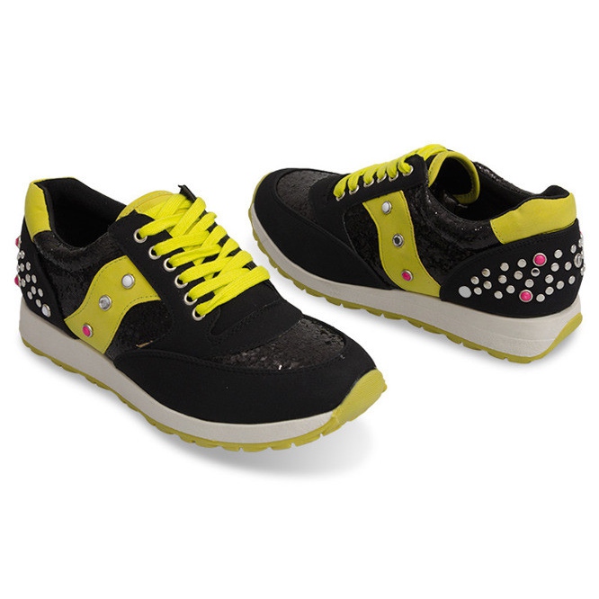 Chaussures de course de sport A738 Noir le noir multicolore 2
