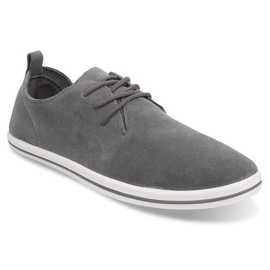 Baskets Homme Légères Avec Eco Suede 1205 Gris 1 Baskets Homme Légères Avec Eco Suede 1205 Gris 1