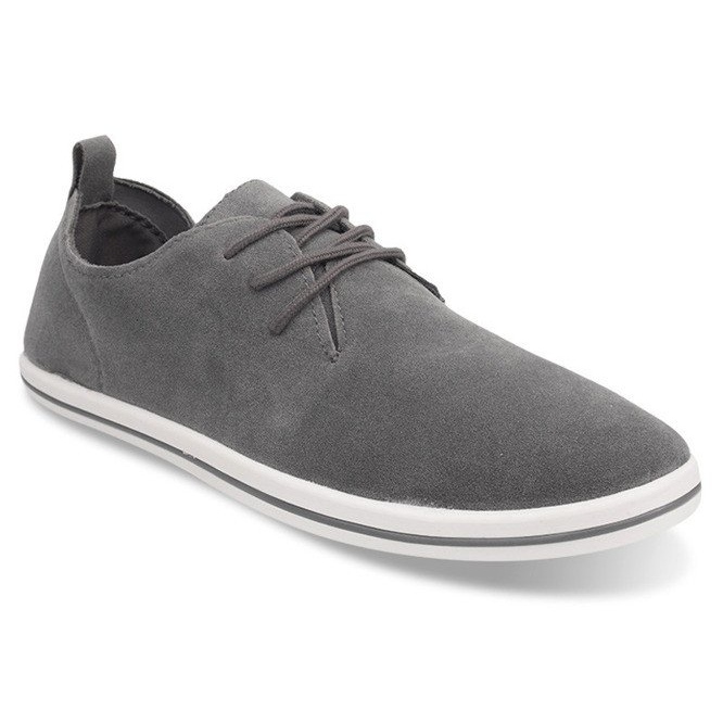 Baskets Homme Légères Avec Eco Suede 1205 Gris 1 Baskets Homme Légères Avec Eco Suede 1205 Gris 1