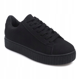 Bottes Creepers Sur Plateforme MB-1 Noir le noir 2