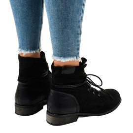 Bottines en daim noir S83 le noir 3