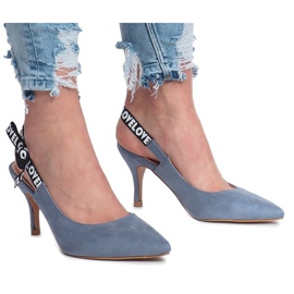 Sandales Love Paris bleu 1