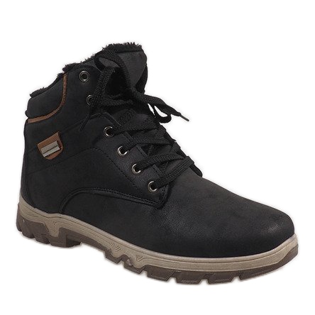 Bottes de neige chaudes noires 1792 1