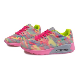 Chaussures running sport DN3-69 GRIS / FUSHIA multicolore 1 Chaussures running sport DN3-69 GRIS / FUSHIA multicolore 1