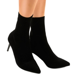 Bottines noires LL-103P le noir 2