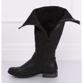 Bottes noires, bottes noires 6283-1 Noir le noir 2