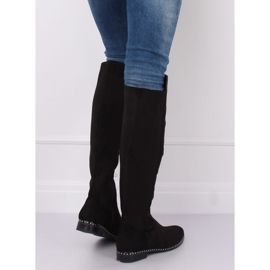 Bottes noires pour femmes bottes noires H305 Noir le noir 1