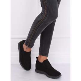 Chaussures noires sur un coin caché noir ZY-7K67 Noir le noir 4