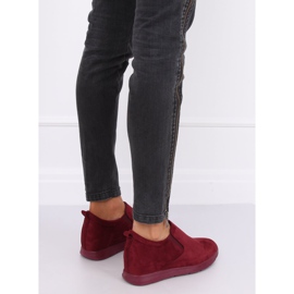 Chaussures sur un coin compensé caché ZY-7K67 Rouge 1
