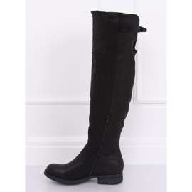 Bottes de mousquetaire noires F2075 Noir 1