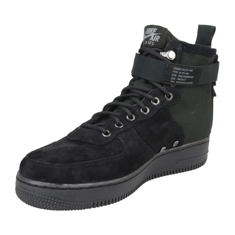 Chaussure Nike Sf Air Force 1 Mid M 917753-008 noir 1