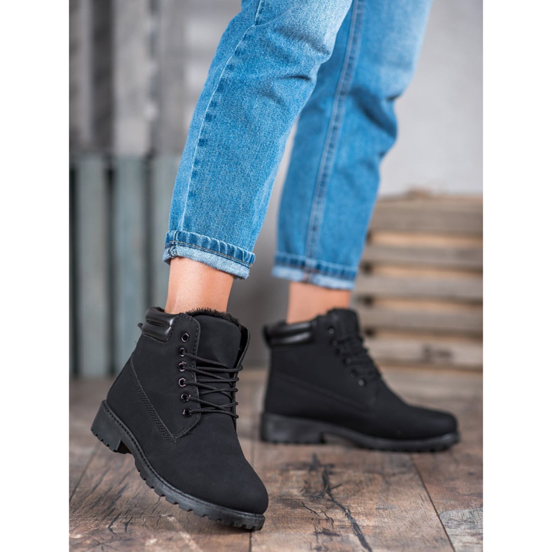 Trappeurs chauds noirs le noir 1