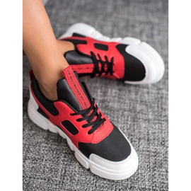 Jumex Baskets à la mode le noir rouge 2
