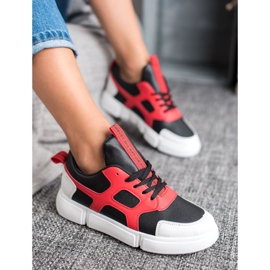Jumex Baskets à la mode le noir rouge 1