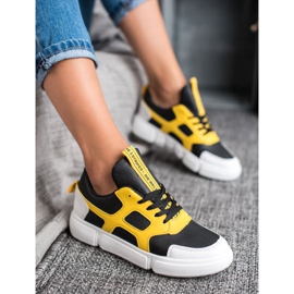 Jumex Baskets à la mode le noir jaune 2