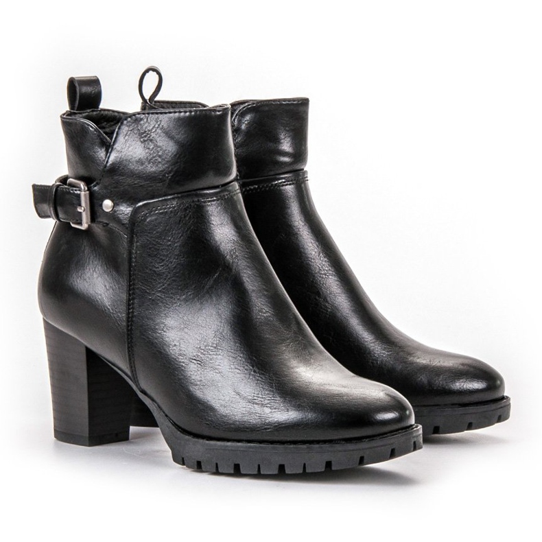 Vinceza Bottines élégantes pour l'automne noir 2