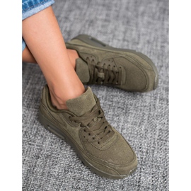 SHELOVET Chaussures de sport vert foncé 1