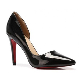 Talons élégants vernis A899 noir le noir 1