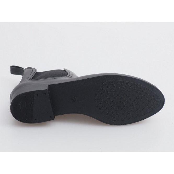 Bottes De Pluie Courtes Avec Caoutchouc 608 Noir 2