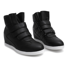 Baskets Compensées À La Mode JT3 Noir le noir 2