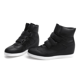 Baskets Compensées À La Mode JT3 Noir le noir 3