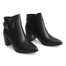 Bottes Chaudes Sur Un Poteau R805 Noir le noir 1