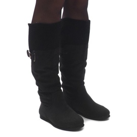 Bottes Saszki Bottes SH11-094 Noir le noir 2