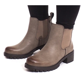 Bottes chaudes BH56-KB Kaki multicolore vert 3