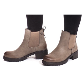 Bottes chaudes BH56-KB Kaki multicolore vert 4