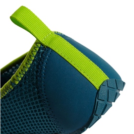 Chaussures d'eau Adidas Kurobe K Jr CM7644 vert bleu 8