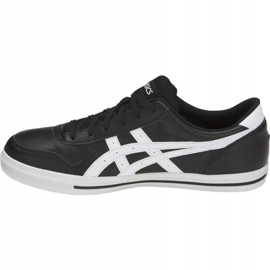 Chaussures Asics Aaron M 1201A007 002 blanc noir 1