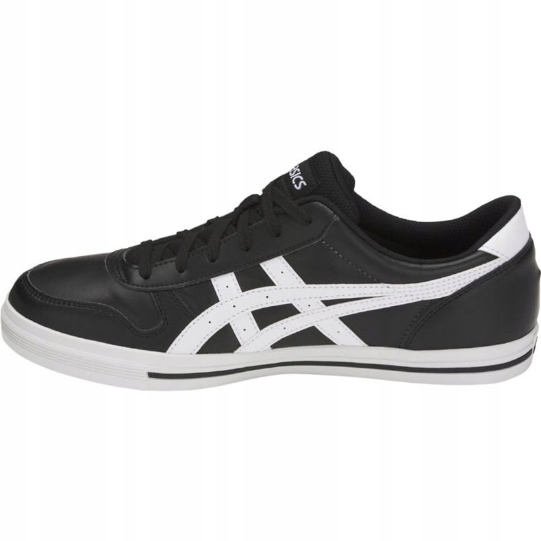 Chaussures Asics Aaron M 1201A007 002 blanc noir 1