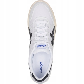 Chaussures Asics Aaron M 1201A008 101 blanche bleu marin 2
