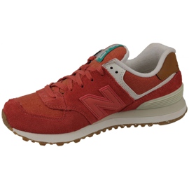 Chaussures New Balance W WL574SEA orange 1 Chaussures New Balance W WL574SEA orange 1