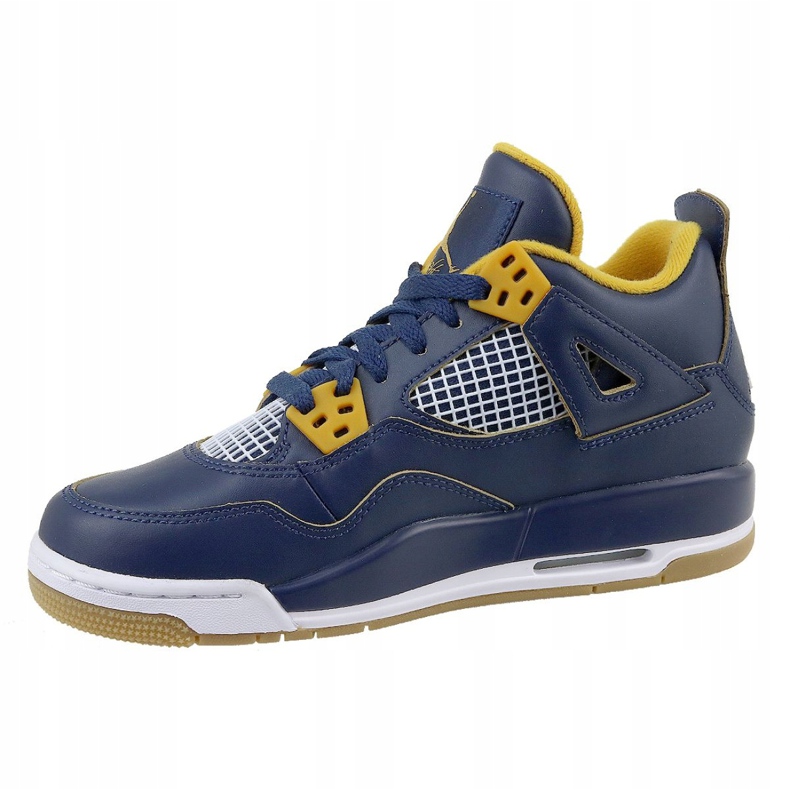 Nike Jordan 4 Retro Bg Jr 408452-425 bleu marine 1