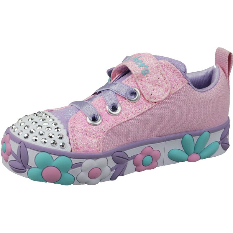 Chaussures Skechers Daisy Lites Jr 10965N-PKMT rose 1
