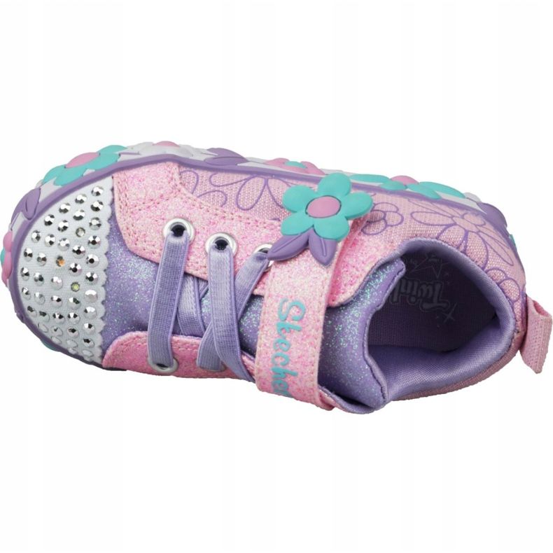 Chaussures Skechers Daisy Lites Jr 10965N-PKMT rose 2