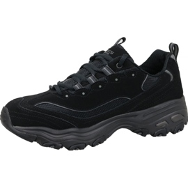 Chaussures Skechers D'Lites M 52675-BBK le noir 1 Chaussures Skechers D'Lites M 52675-BBK le noir 1