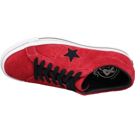 Converse One Star M 163246C chaussures rouges 2