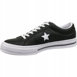 Converse One Star Ox 163385C chaussures noir le noir 1