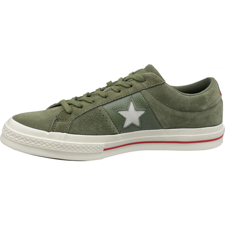 Converse One Star 163198C chaussures vert 1