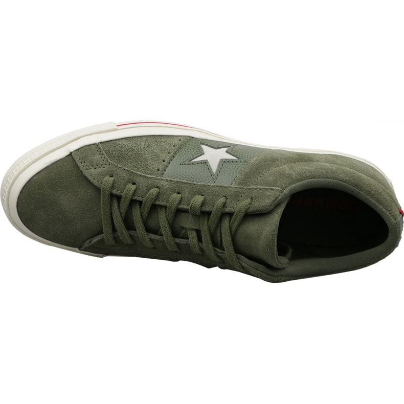 Converse One Star 163198C chaussures vert 2