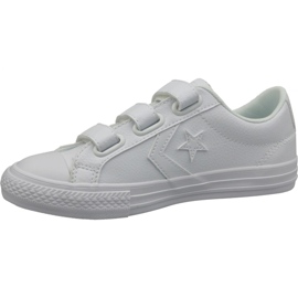 Chaussures Converse Star Player Ev Ox Jr 651830C blanc 1