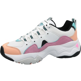 Chaussures Skechers D'Lites 3.0 Zenway W 12955-WPKB blanche multicolore 1
