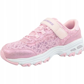 Skechers D'Lites Jr 664086L-LTPK chaussures roses 1 Skechers D'Lites Jr 664086L-LTPK chaussures roses 1