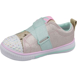 Chaussure Skechers Twinkle Play Jr 20138N-GDMT multicolore jaune 1